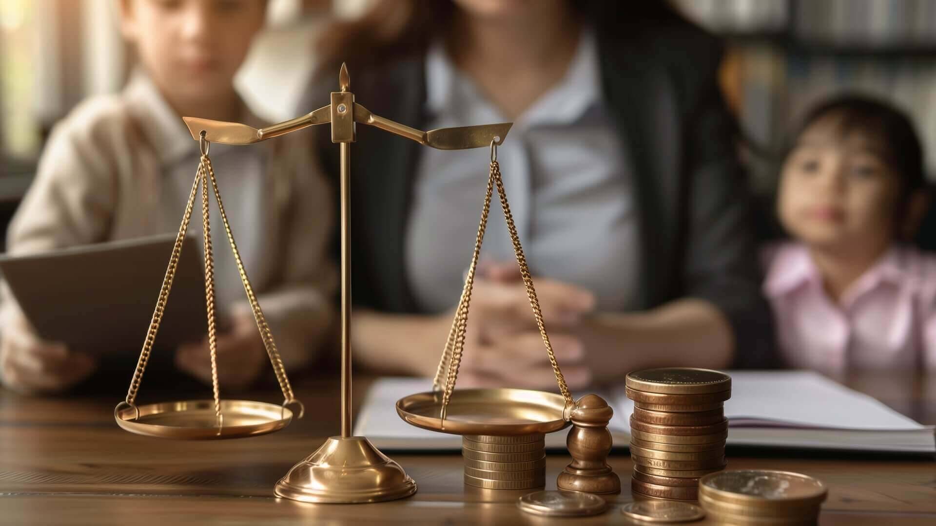 Person wiegt Buch vor Gruppe.